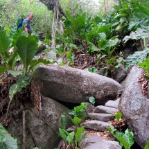 The rocky path to Pueblito